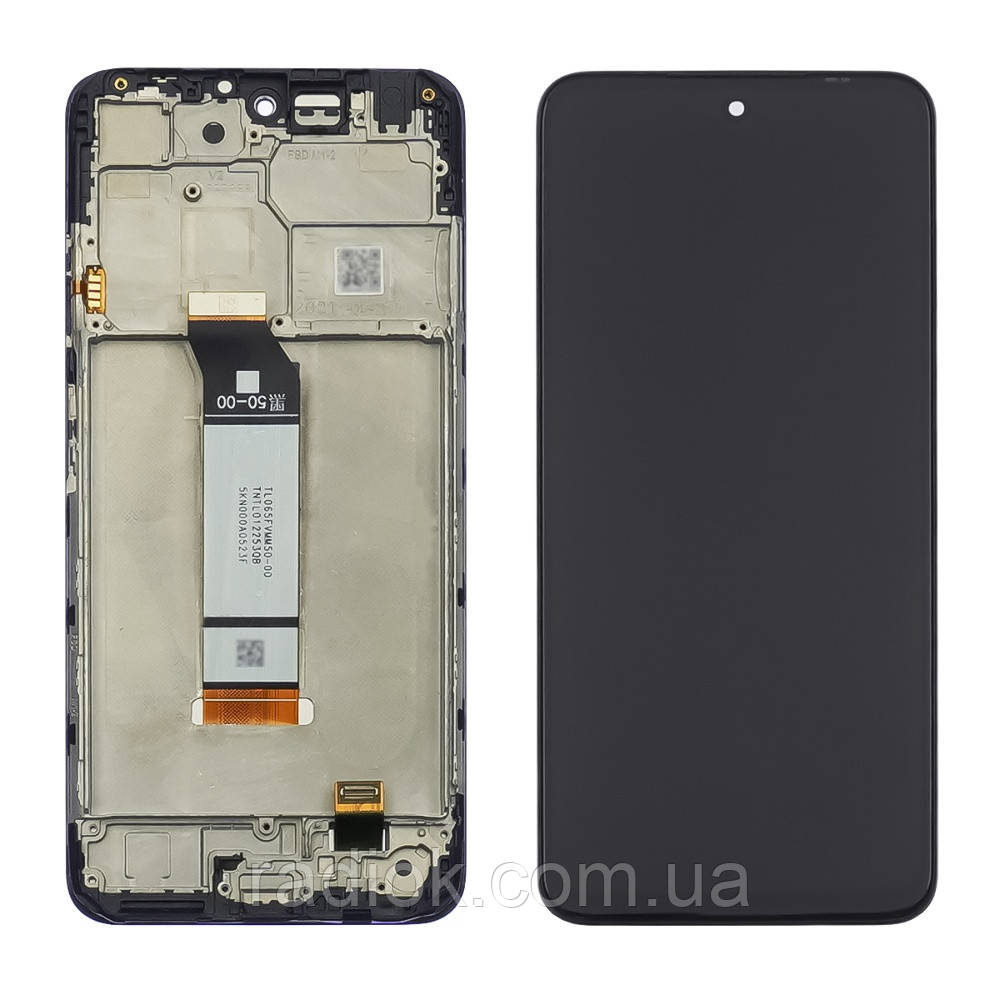 Дисплей для Xiaomi Poco M3 Pro/ Note 10 (5G) з чорним тачскрином і корпусною рамкою