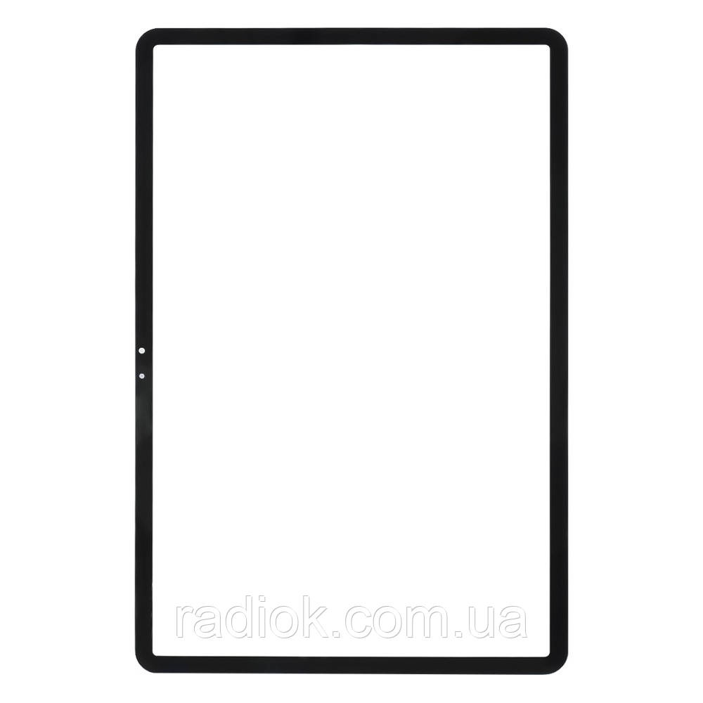 Скло тачскрину з OCA-плівкою для Xiaomi Pad 5 Pro 12.9" чорне з олеофобним покриттям, загартоване