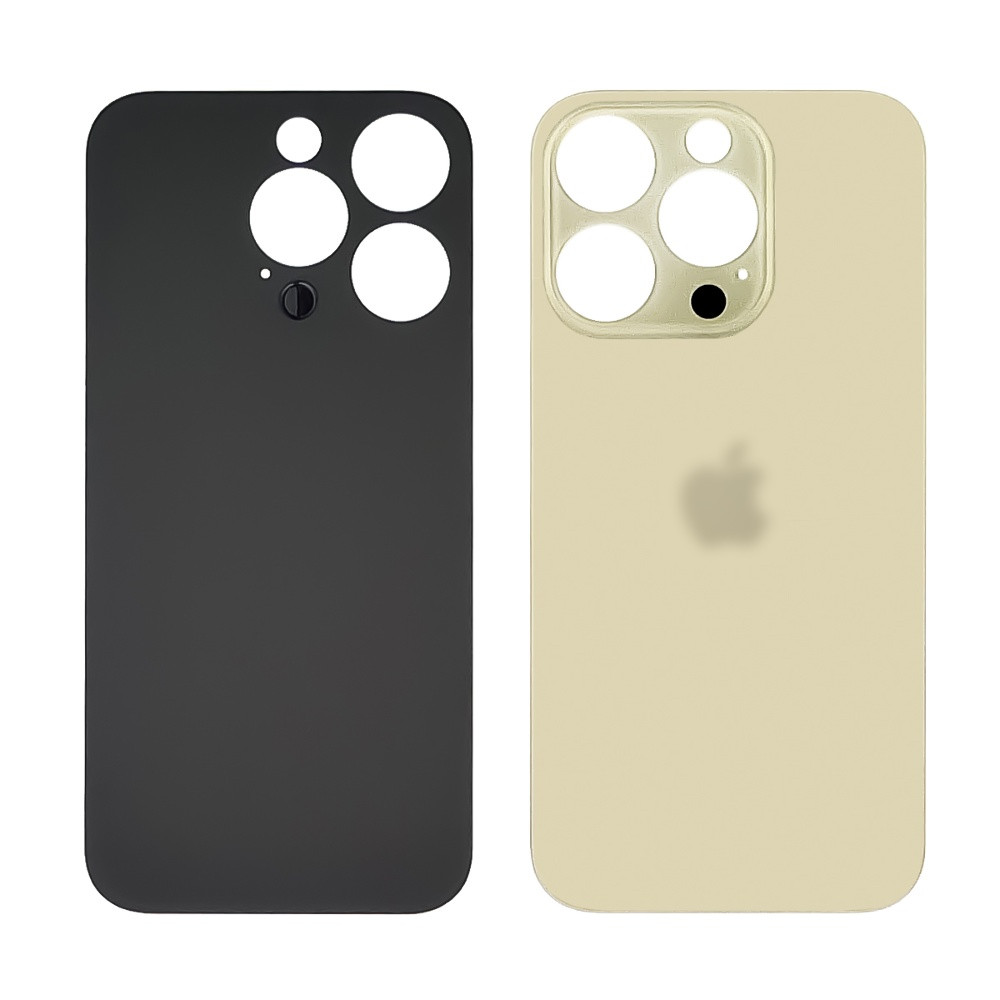Заднє скло корпусу для Apple iPhone 14 Pro Gold (золотисте) (Big Hole), фото 1