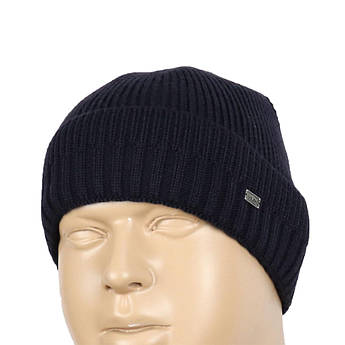 Утеплена чоловіча шапка Ellan M: Edem XL d.blue