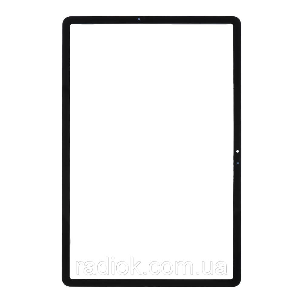 Скло тачскрину з OCA-плівкою для Samsung X710 Galaxy Tab S9 (WiFi) чорне з олеофобним покриттям, загартоване, фото 1