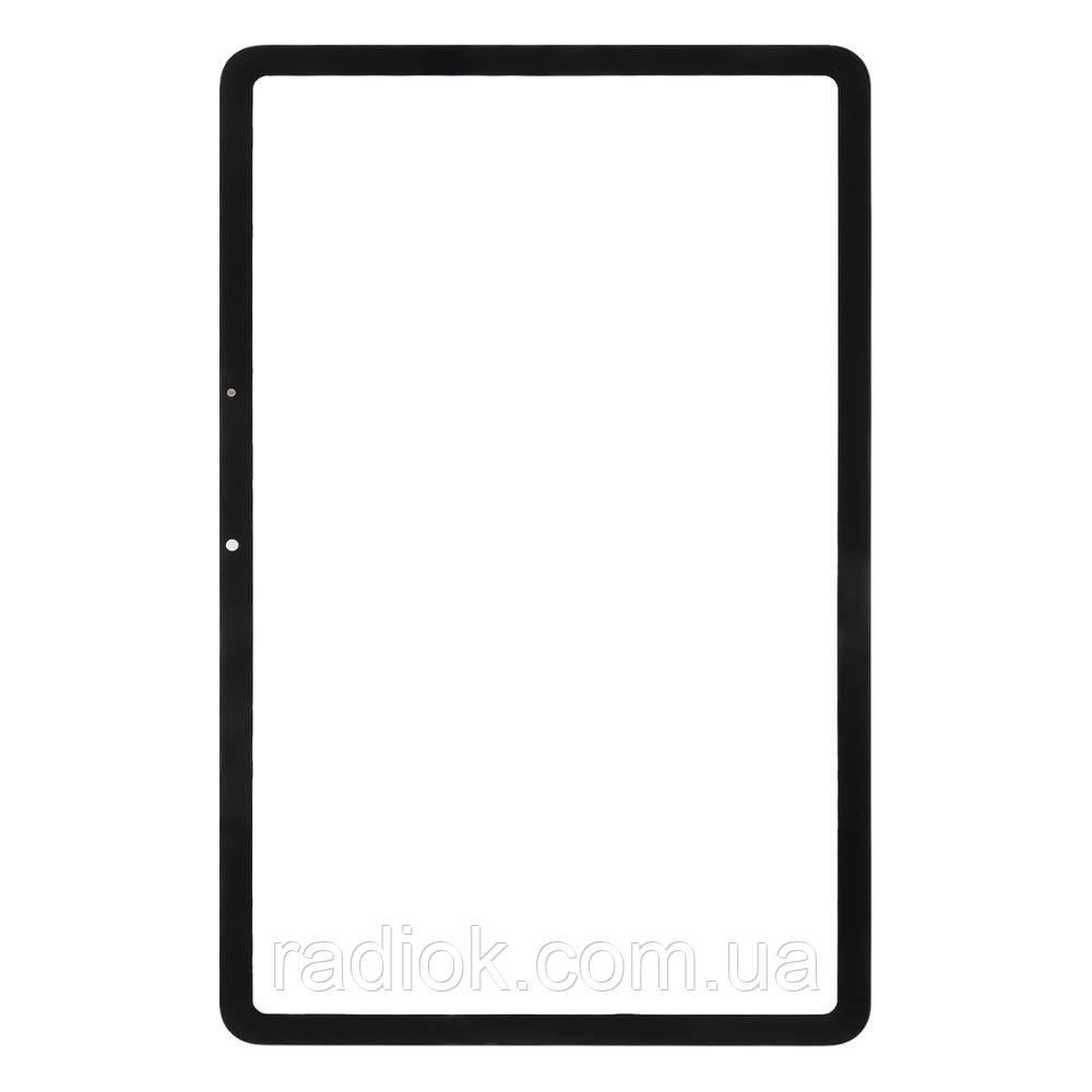 Скло тачскрину для Oppo Pad Air 10.4 (Wi-Fi) чорне з олеофобним покриттям, загартоване