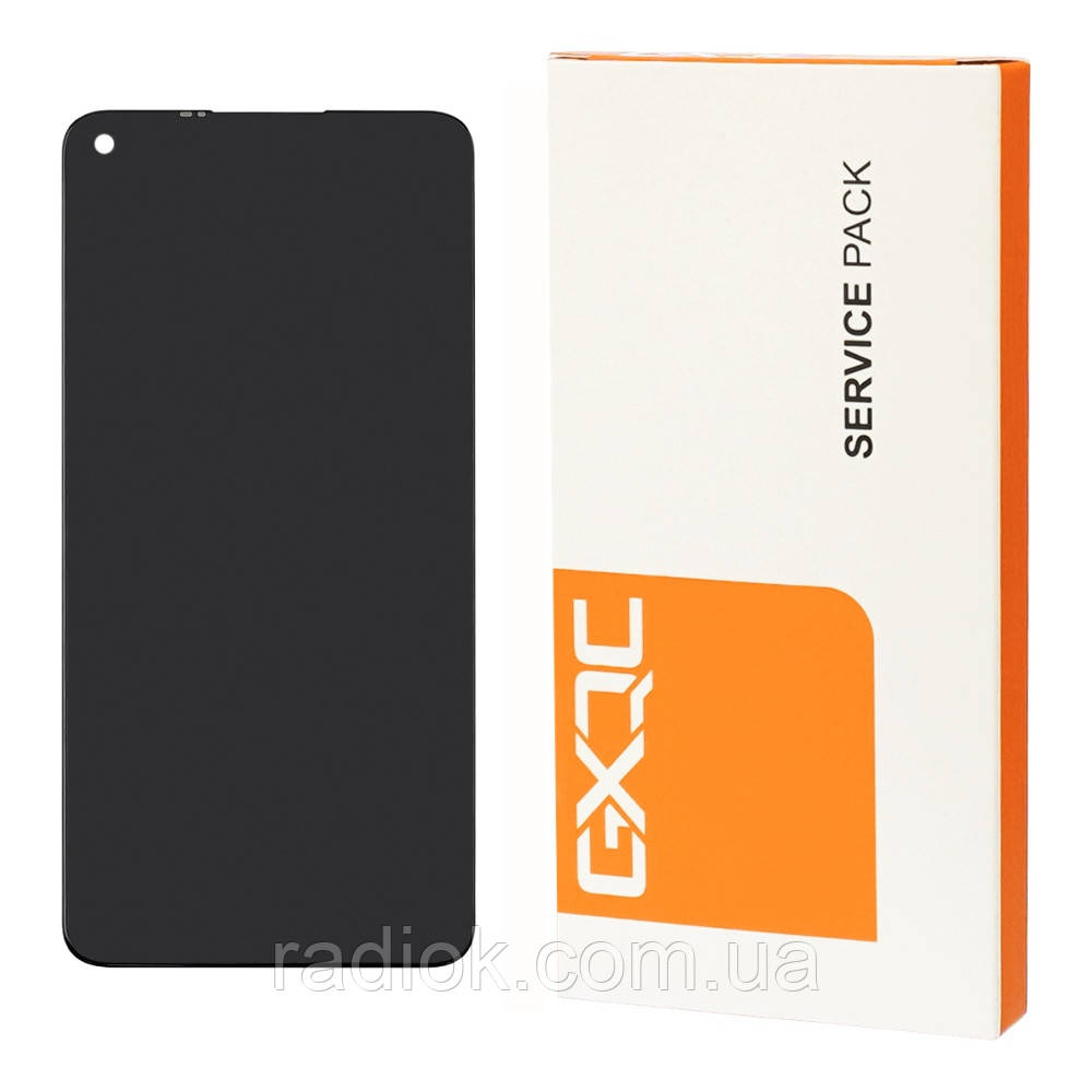 Дисплей для Xiaomi Redmi Note 9/Redmi 10X 4G з чорним тачскрином Service Pack