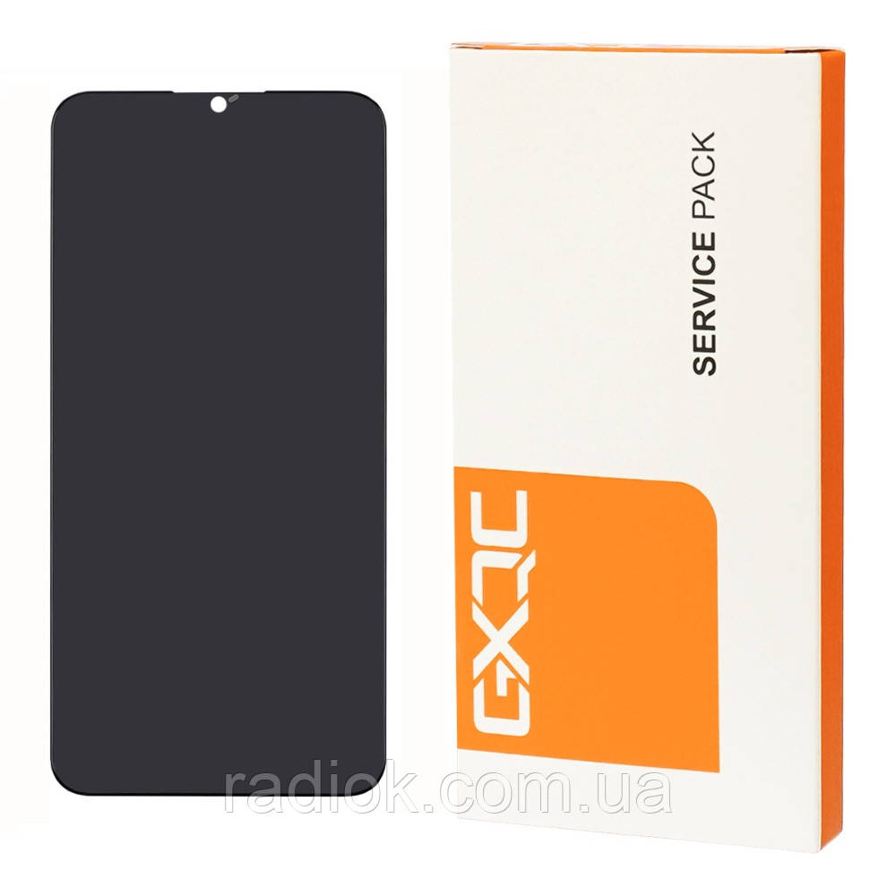 Дисплей для Samsung A025/A035/A037 Galaxy A02S/A03/A03S з чорним тачскрином Service Pack