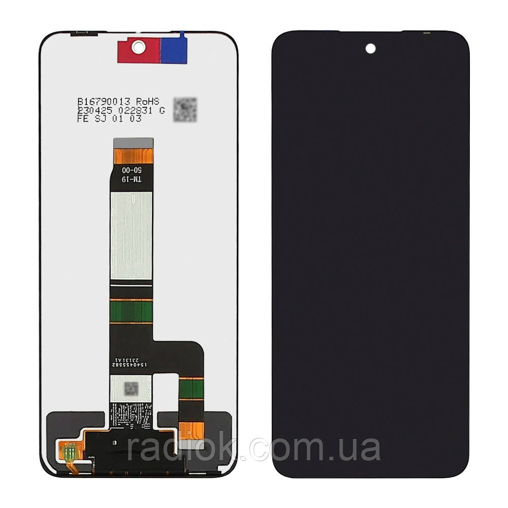 Дисплей для Xiaomi Redmi 12 з чорним тачскрином