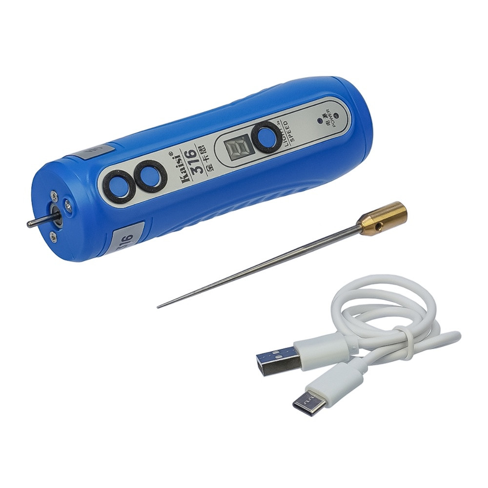 Електроінструмент акумуляторний Kaisi 316A для зняття OCA плівки з дисплея, з регулюванням крутного моменту, фото 1