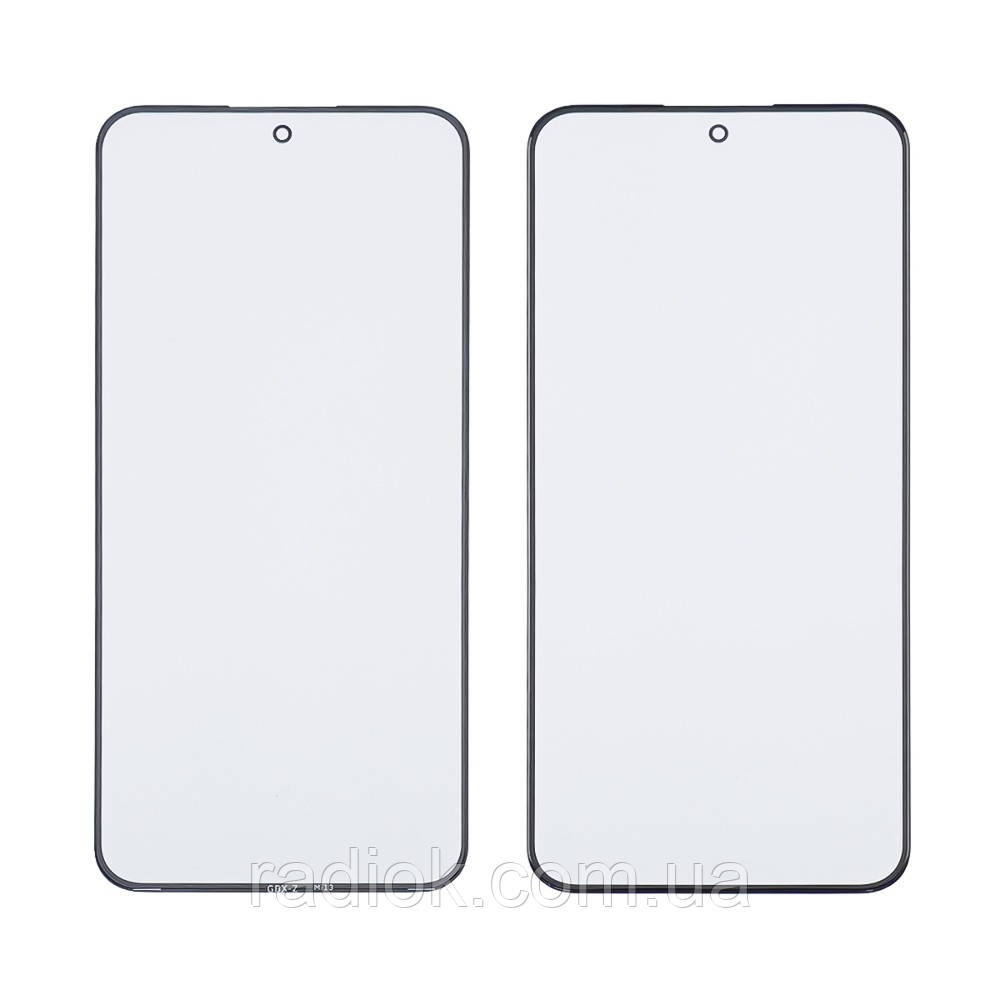 Скло тачскрину з OCA-плівкою для Xiaomi 13 чорне з олеофобним покриттям, загартоване