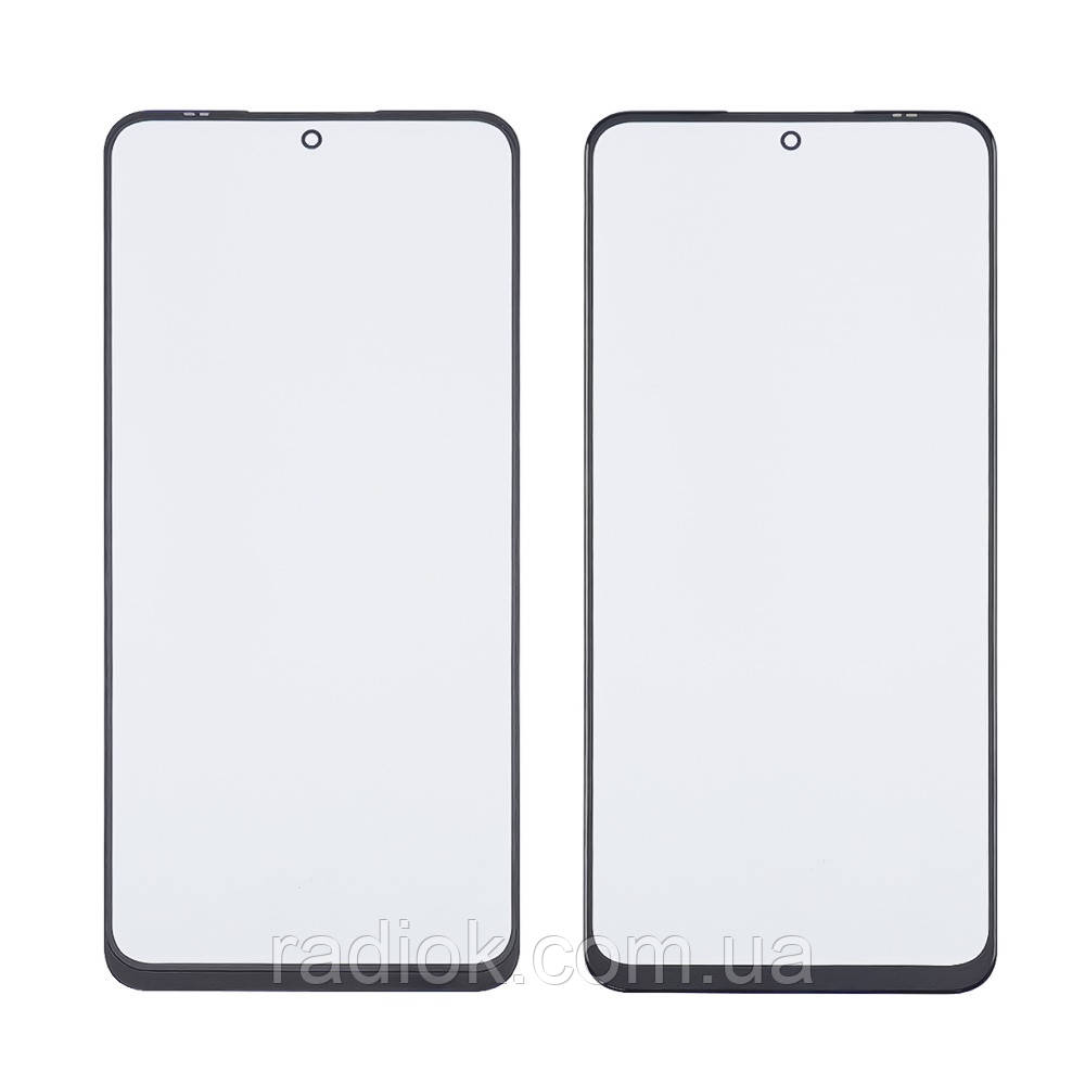 Скло тачскрину з OCA-плівкою для Xiaomi Poco X5 (5G) чорне з олеофобним покриттям, загартоване