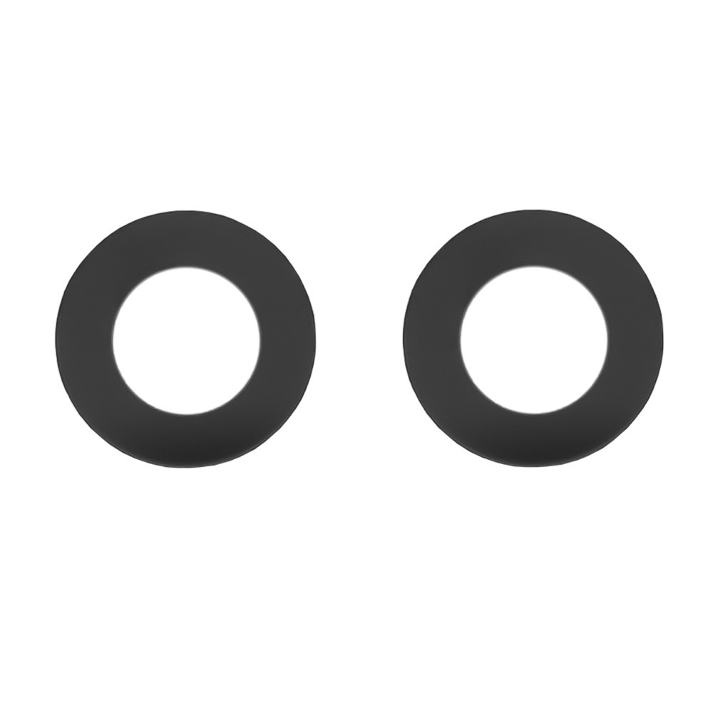 Скло камери для TECNO Spark 7 (KF6) (комплект 2 шт.) Чорне, фото 1