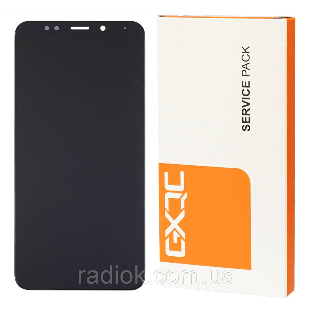 Дисплей для Xiaomi Redmi 5 Plus з чорним тачскрином Service Pack