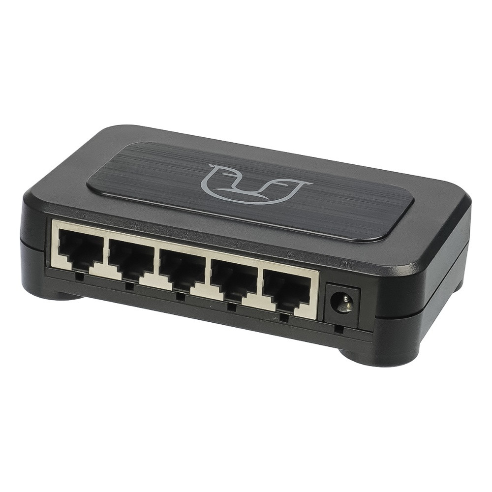 Комутатор Alfa S805 switch 10/100/1000Mbps 5 портів black, фото 1