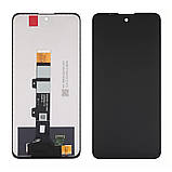 Дисплей для Motorola E40 з чорним тачскрином Service Pack, фото 2