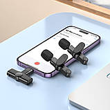 Микрофон Borofone BFK12 Type-C/ Lightning black, фото 2