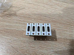 Гніздо Type-C для врізки в корпус (білий)