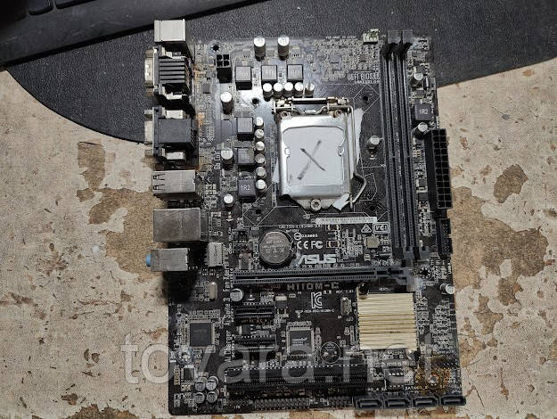 Мат. плата Asus H110M-C LGA1151 H110 PCI-E DVI+GbLAN SATA MicroATX 2DDR4 № НР242410113
