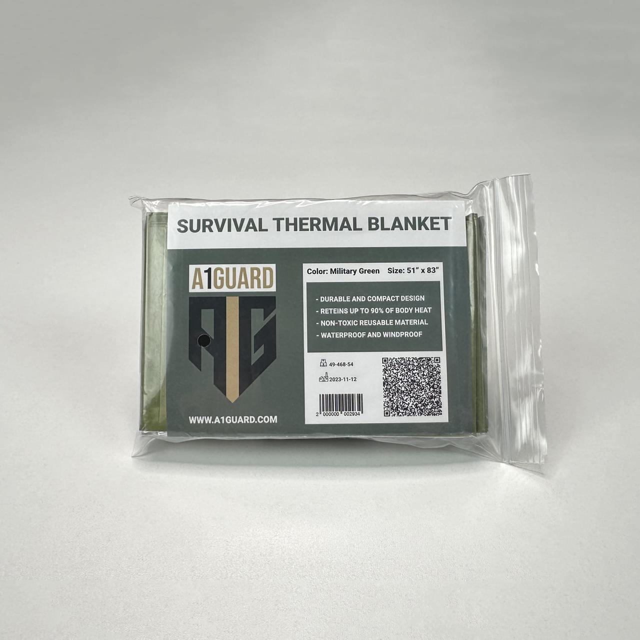 Термоковдра A1G Survival Blanket - OD Green