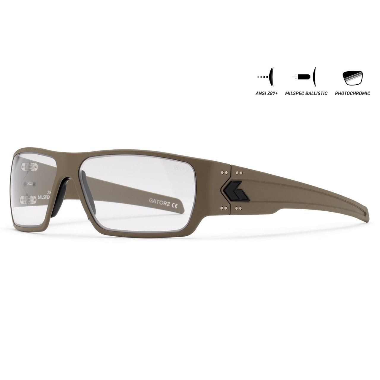 Захистні окуляри Gatorz Specter, Photochromic, ANSI Z87.1 Mil-Spec Ballistic - GZ-08-305
