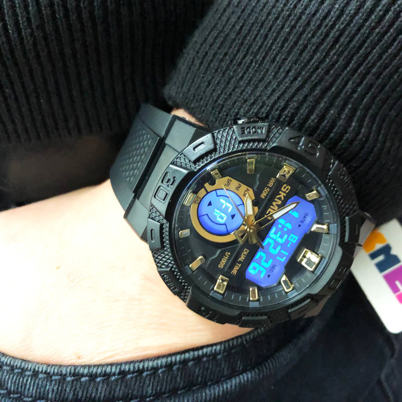 Чоловічі годинники з офіційною гарантією SKMEI 1881GDWT, Годинники армійські скмей HY-49, фото 1