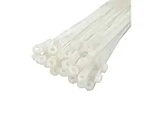 Стяжка для кабелю 3,6х150 мм з монтажним кільцем, біла, фото 4