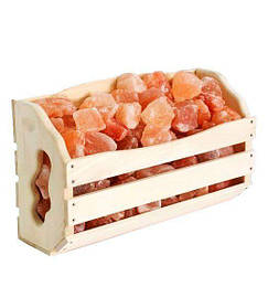 Полка Greus з гімалайською сіллю 10 кг для лазні та сауни