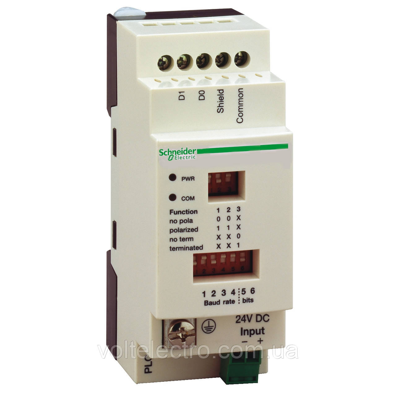 Модуль із гальванічною розв'язкою Modbus, Schneider electric TWDXCAISO, фото 1