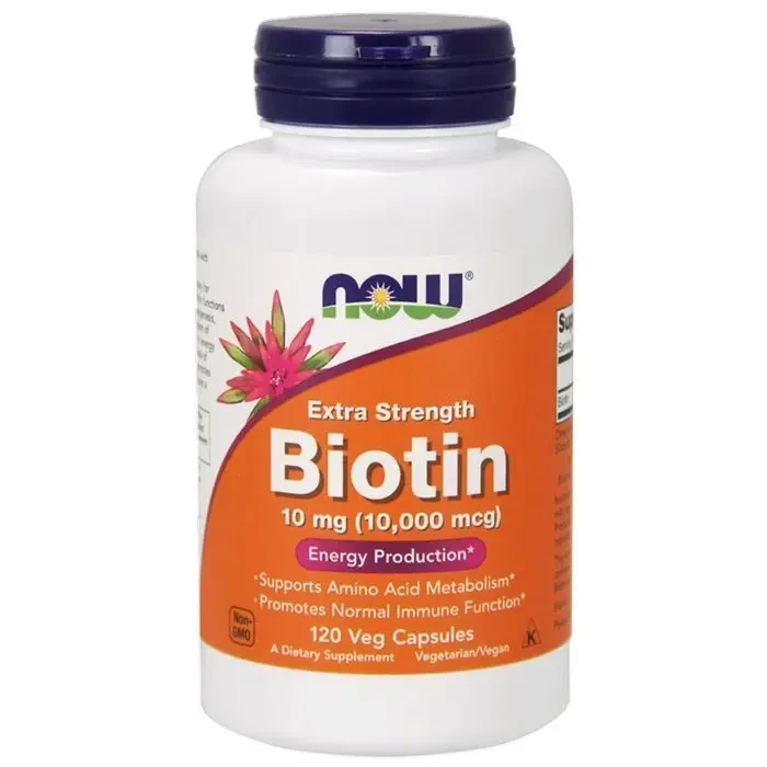 NOW FOODS BIOTIN 10MG Біотин (10000 МКГ) 120 капсул