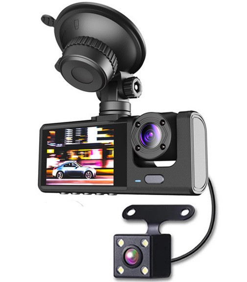 Відеореєстратор DVR S1 CarDvrCam Full HD на 3 камери