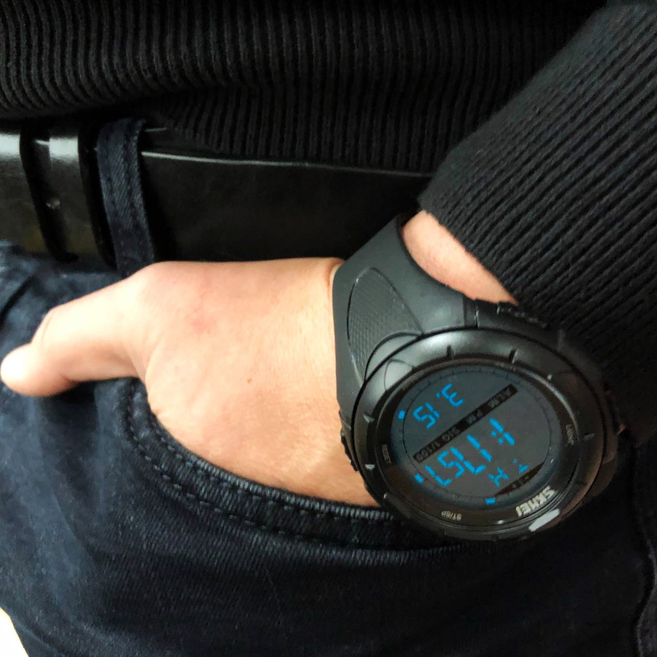 Тактичний військовий годинник для ЗСУ SKMEI 1025BK, Годинники для чоловіка, GR-240 Водонепроникний годинник, фото 1