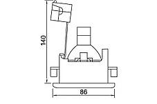 Світильник для хамаму Nobile WT 50 Q (чорний), фото 2