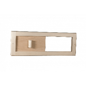 Засувка вентиляційна липа 365 x 125 мм для лазні та сауни