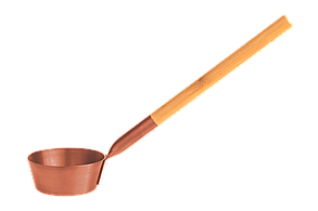 Комплект відро 5Л + черпак Rento, мідний, фото 3