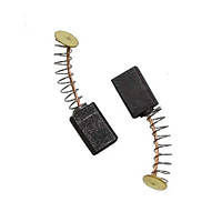 Щетки угольные графитные 10шт 12x8x5мм, пятак 6мм, медный провод, комплект 5 пар