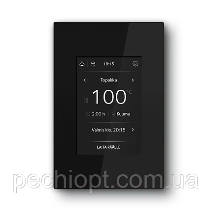 Пульт керування Tulikivi Touch Screen WIFI чорний для електрокам'янок, фото 1