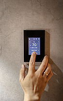 Пульт керування Tulikivi Touch Screen WIFI чорний для електрокам'янок, фото 3
