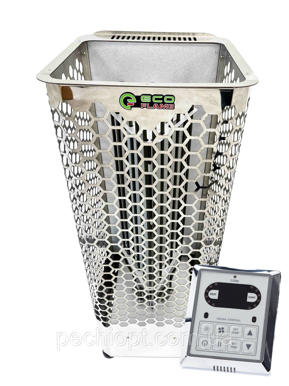 Електрокам'янка для лазні та сауни Ecoflame LD60 6 кВт + пульт CON6