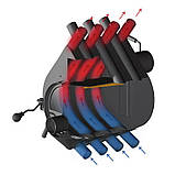 Піч Rud Pyrotron Кантрі тип П-02 зі склом і обшивкою ( 19 кВт ), фото 5