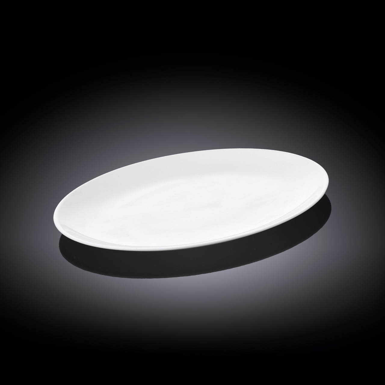 Блюдо порцелянове Wilmax WL-992020 овальне 20 см біле для сервірування та подачі