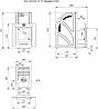 Дров'яна піч для лазні та сауни Теплодар Каскад-Панорама 18 ЛП з ГЛП NEW, фото 7