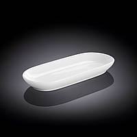 Блюдо порцелянове Wilmax WL-992401 овальне 14 см біле для сервірування та подачі