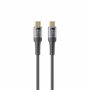 Кабель USB-C to USB-C Havit HV-CB6240 PD60W 3A 1м