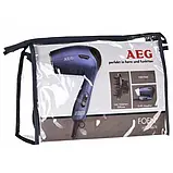 Фен дорожній AEG Foen HTD 5674 (1300 Вт, дифузор, концентратор, складна ручка, прозора сумка), фото 4
