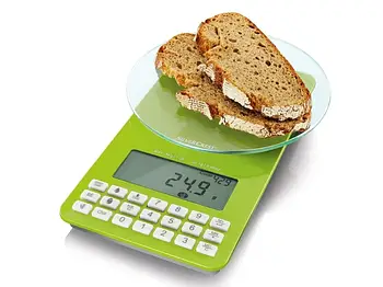 Ваги кухонні з калькулятором харчової цінності Silver Crest SNAW 1000 C1 Green