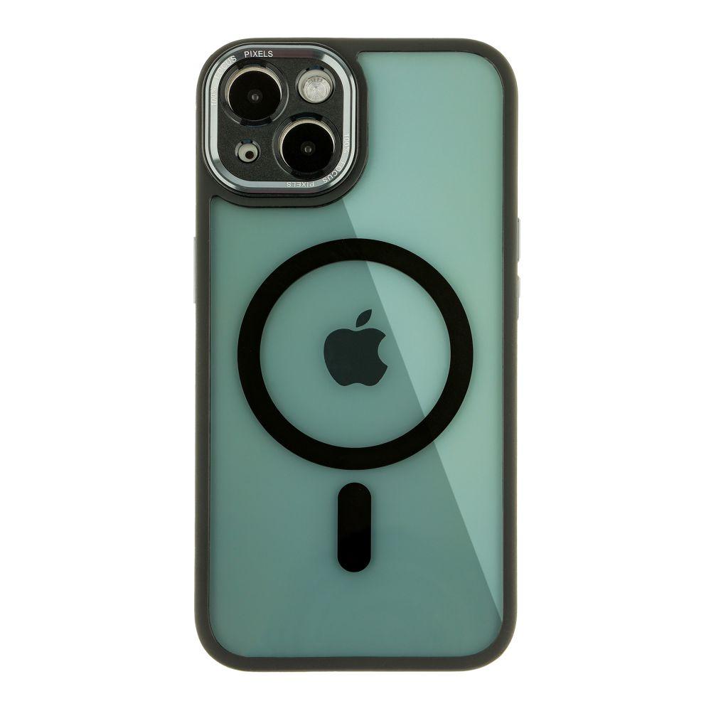 Чохол TPU+PC+Metal Calais with MagSafe для iPhone 13 Колір Black, фото 1
