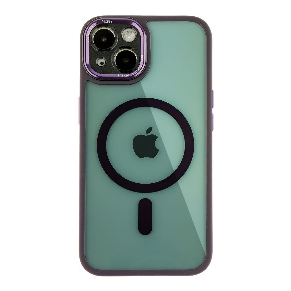 Чохол TPU+PC+Metal Calais with MagSafe для iPhone 13 Колір Deep Purple, фото 1
