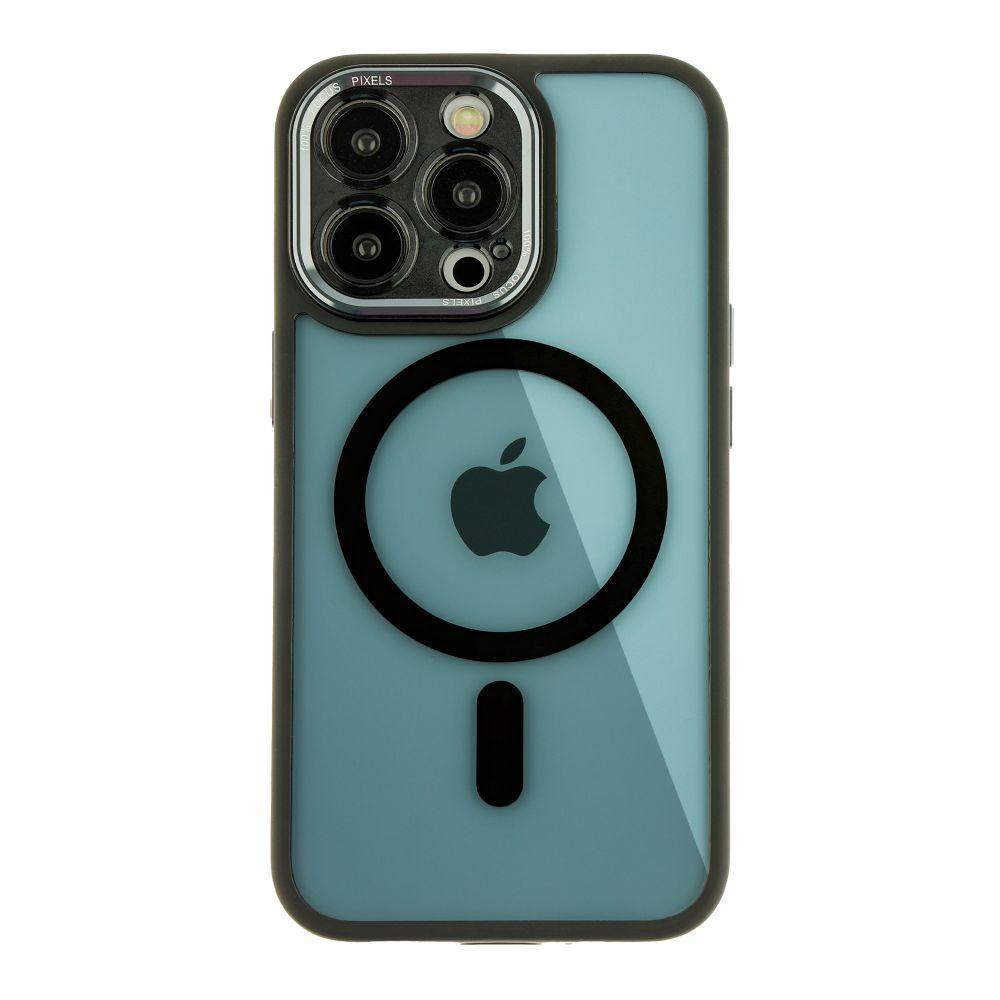Чохол TPU+PC+Metal Calais with MagSafe для iPhone 13 Pro Max Колір Black, фото 1