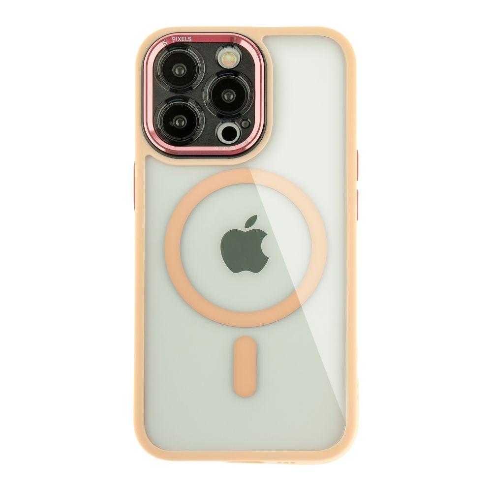 Чохол TPU+PC+Metal Calais with MagSafe для iPhone 13 Pro Max Колір Pink, фото 1