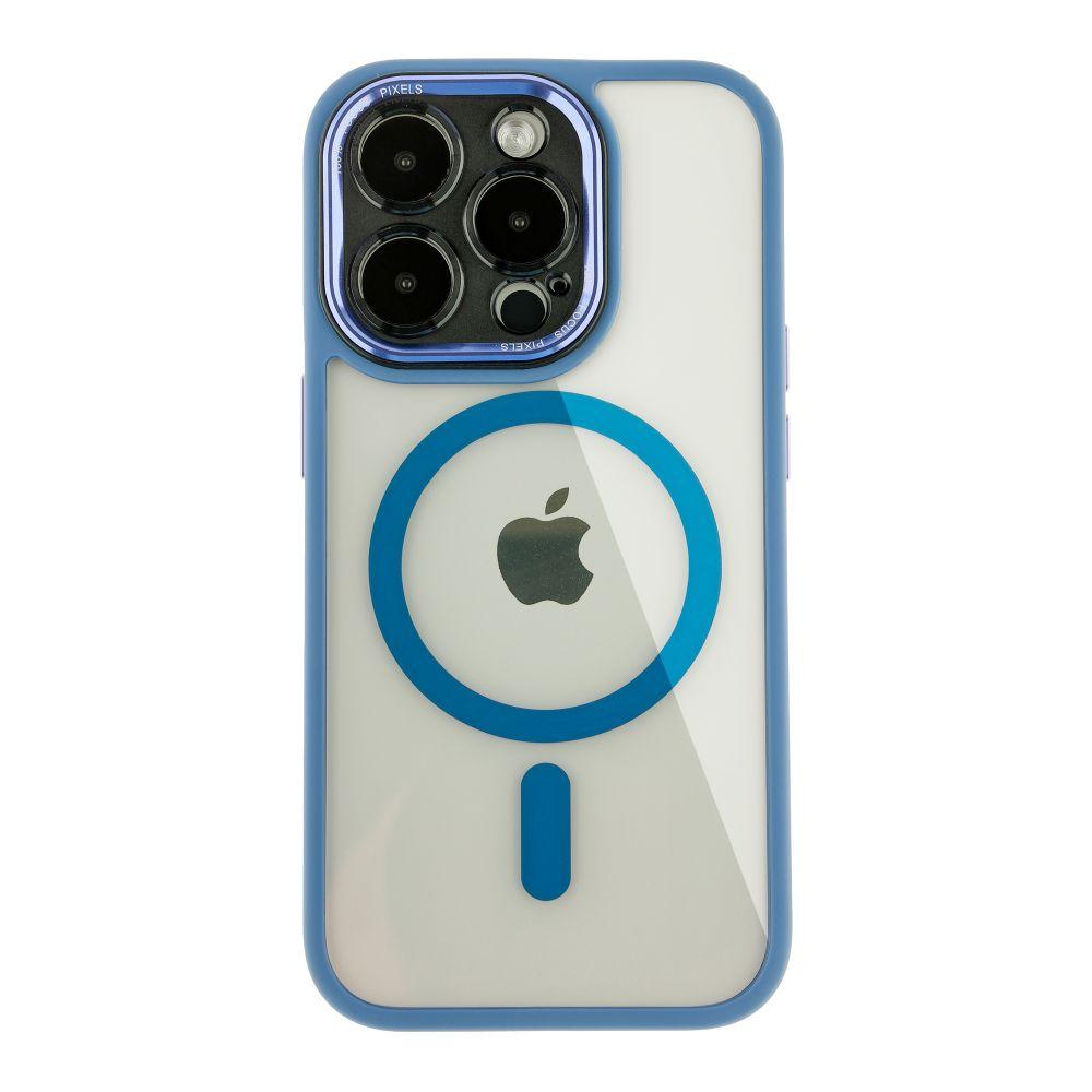 Чохол TPU+PC+Metal Calais with MagSafe для iPhone 14 Pro Max Колір Light Blue, фото 1