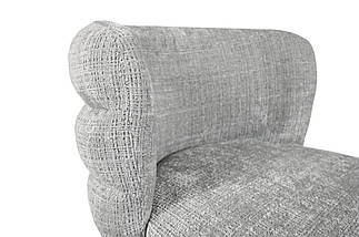 Стілець M-215 тканина устричний + ніжки чорні TM Vetro Mebel, фото 5