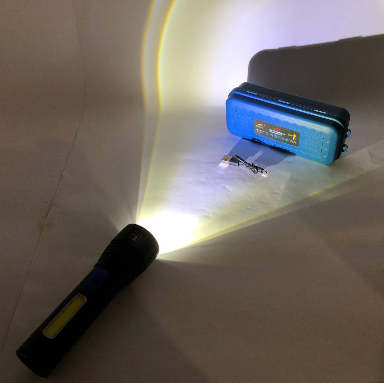 LED ліхтар потужний на вулицю CB-C11-P50-COB, Потужний тактичний ліхтар світлодіодний XV-26, фото 1