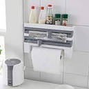Кухонний диспенсер для плівки, фольги та рушників 4в1 Triple Paper Dispenser NEW, фото 3